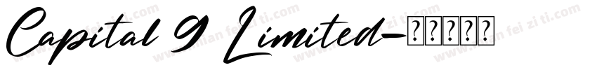 Capital 9 Limited字体转换